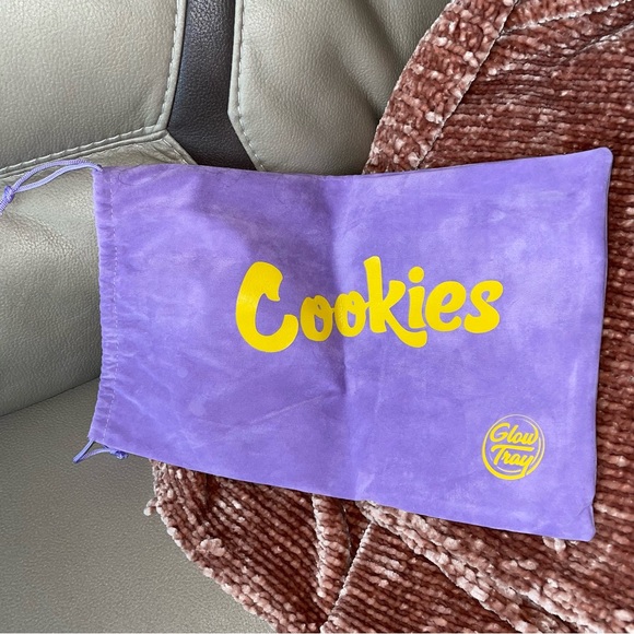 Cookies Velour Drawstring Bag - Picture 2 of 5